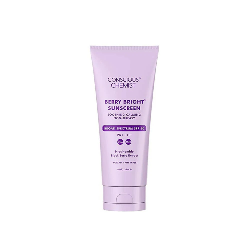 Conscious Chemist Berry Bright Sunscreen SPF 50 - 50 ml