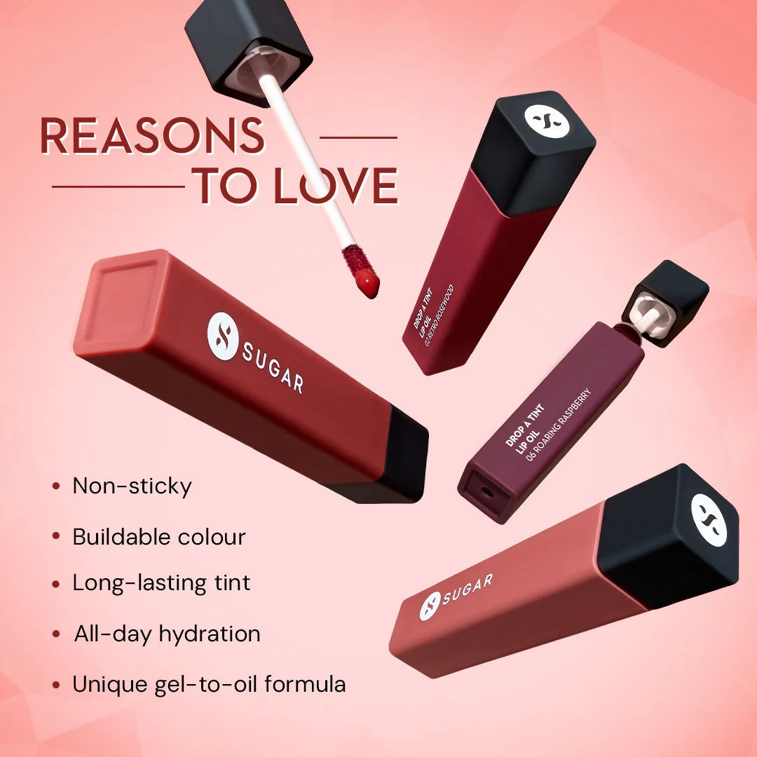 SUGAR Drop A Tint Lip Oil - 03 Thera Terracotta - 4 ml