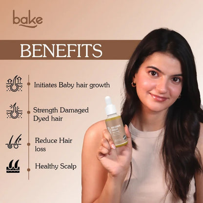 Bake Pure Rosemary Oil Hair Serum with Anagain & Biotin - 50 ml