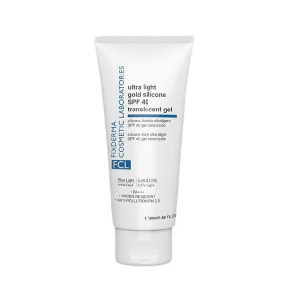FCL Ultra Light Gold Silicone SPF 40 Translucent Gel - 50 ml