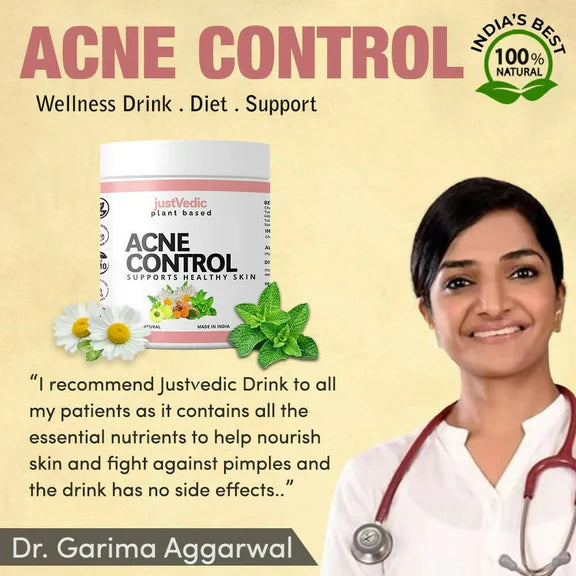 Just Vedic Acne Control Drink Mix - 200 gm