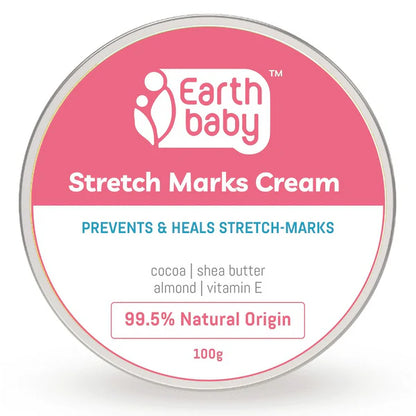 Earthbaby 99.5% Natural Origin Pregnancy Stretch Marks Removal Cream - 100 gm