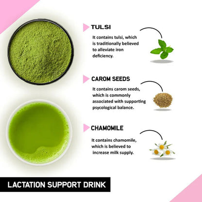 Just Vedic Lactation Support Drink Mix - 200 gm