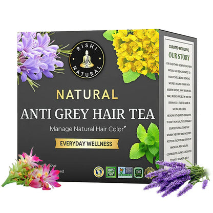 Rishi Natural Anti Grey Hair Herbal Tea - 60 gm
