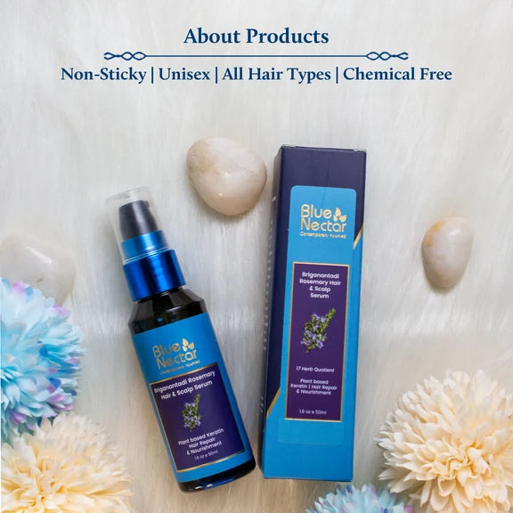 Blue Nectar Rosemary Hair & Scalp Serum - 50 ml