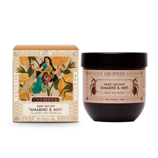 Old School Rituals Tamarind & Mint Body Polisher Natural Exfoliating Body Scrub - 200 gm