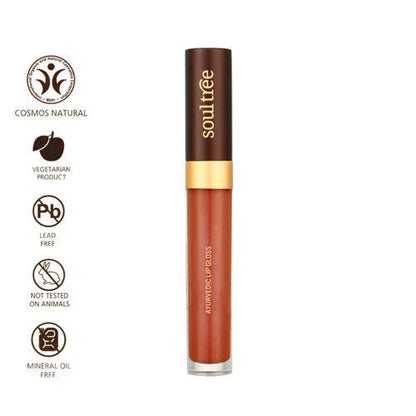 Soultree Ayurvedic Lip Gloss - Rich Earth - 5 gm