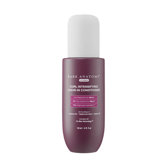 Bare Anatomy Curl Intensifying Leave In Conditioner with Coconut Oil, Hyaluronic Acid & Castor Oil