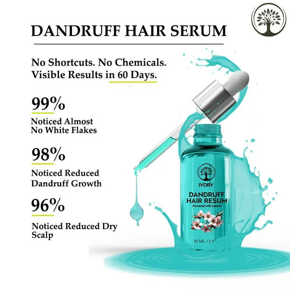Ivory Natural Dandruff Hair Serum For Nourishing Dry Scalp - 55 ml