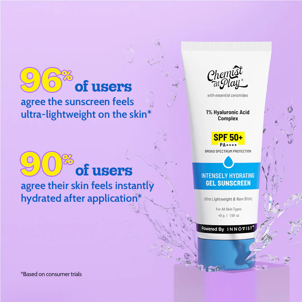 Chemist At Play Intensely Hydrating Gel Sunscreen SPF 50+ - 45 gm