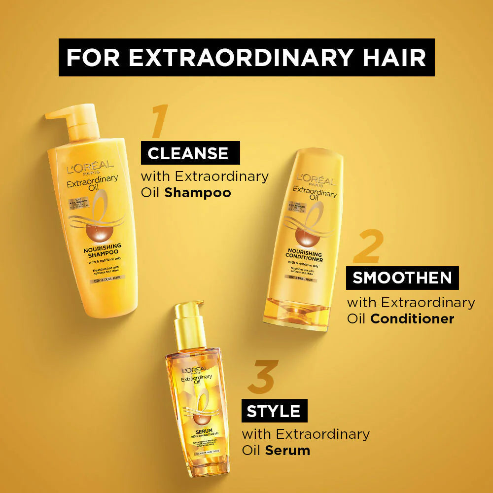 L'Oreal Paris Extraordinary Oil Hair Combo For Shiny & Frizz Free Hair