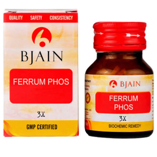 Bjain Homeopathy Ferrum Phosphoricum Biochemic Tablet -3X