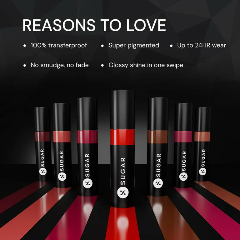 Sugar Cosmetics Partner In Shine Transferproof Lip Gloss - 01 Cinnamon Champagne - 3 ml