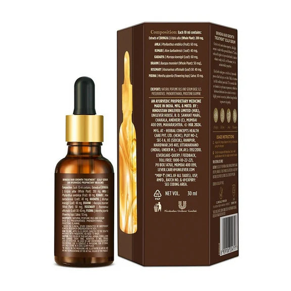 Indulekha Bringha Hair Growth Treatment Scalp Serum - 30 ml