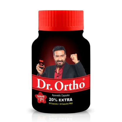 Dr. Ortho Ayurvedic Oil, Capsules & Knee Cap Combo - combo