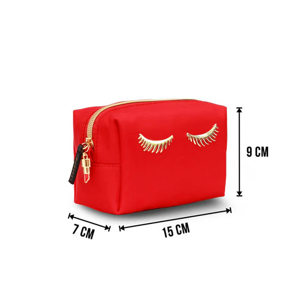 Colorbar Pouch Lips & Lashes (Small Pouch) - Crimson - 1 Pouch