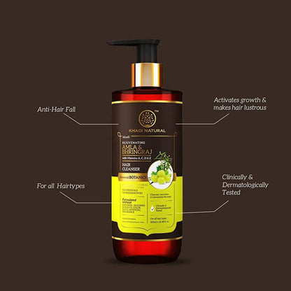 Khadi Natural Amla & Bhringraj Hair Cleanser - 310 ml