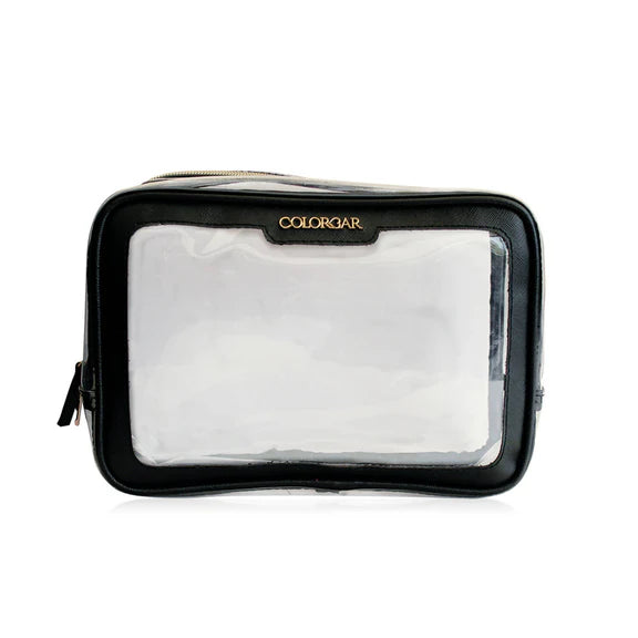 Colorbar Pouch Lips & Lashes Box Pouch (Set Of Two) - Black - Combo