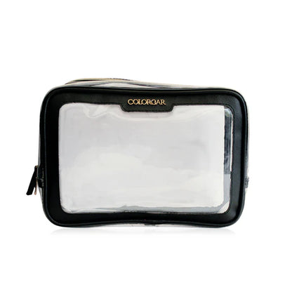 Colorbar Pouch Lips & Lashes Box Pouch (Set Of Two) - Black - Combo