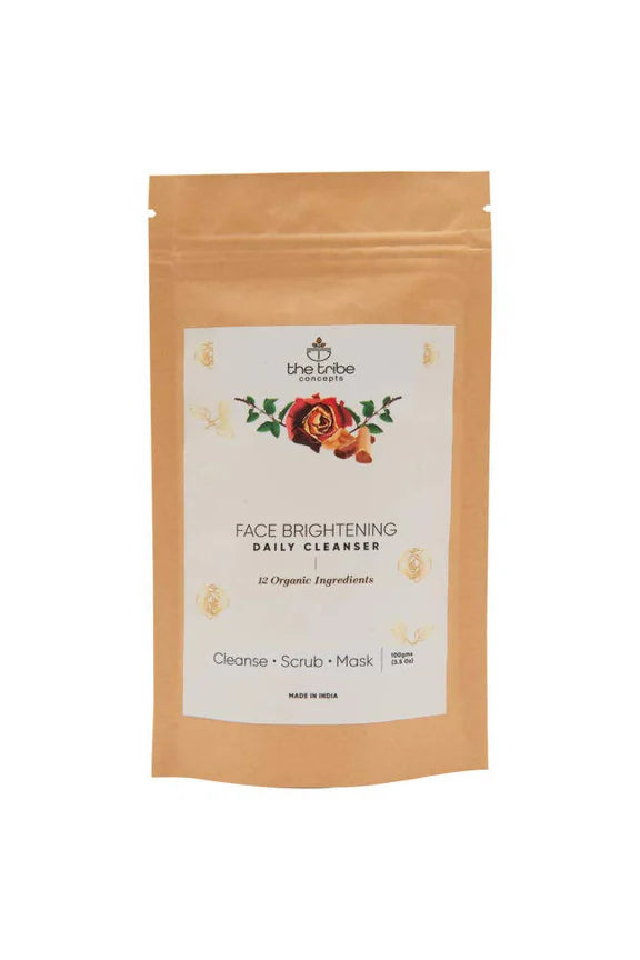 The Tribe Concepts Face Brightening Daily Cleanser - 100 gm Pouch