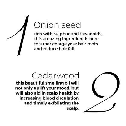 Brillare Onion Hair Oil with the Goodness Of Cedar Wood & Sunflower Oil - 100 ml