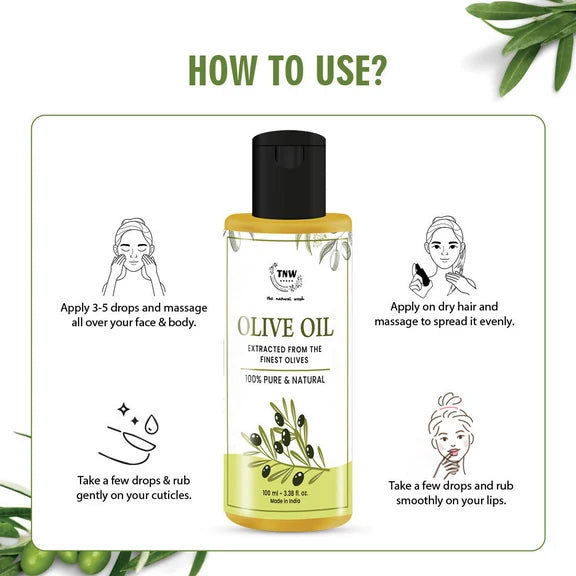 The Natural Wash Olive Oil Non-Sticky & Lightweight - 100 ml