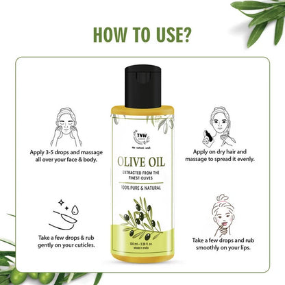 The Natural Wash Olive Oil Non-Sticky & Lightweight - 100 ml