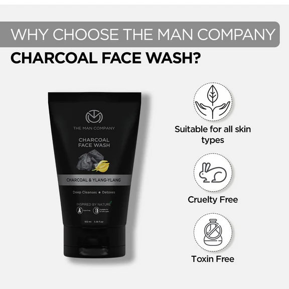 The Man Company Charcoal Face Care Kit - Kit