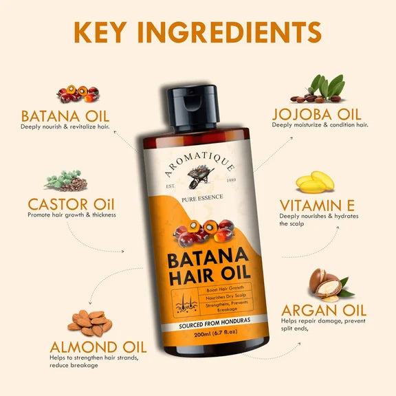 Aromatique Pure Batana Oil For Hair Growth - 200 ml