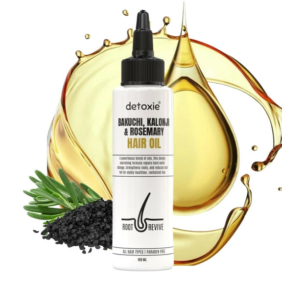 Detoxie Bakuchi Kalonji & Rosemary Hair Oil