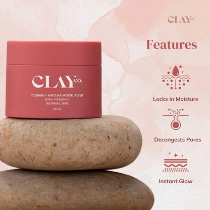 Clayco Tsubaki + Matcha Moisturizer With Vitamin C - 50 ml