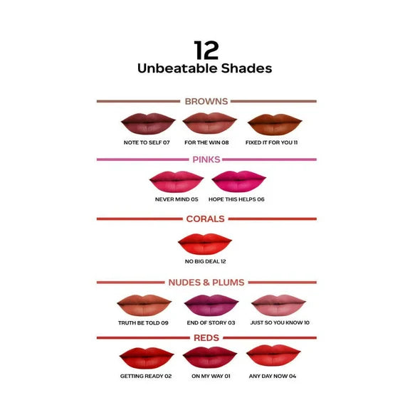 Faces Canada Comfy Matte Lip Color - End Of Story 03 - 3 ml