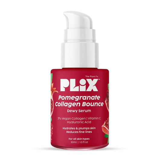 PLIX The Plant Fix Pomegranate Collagen Bounce Serum - For Reducing Fine Lines & Wrinkles