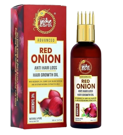 The Indie Earth Advanced 3% Redensyl Red Onion Anti Hair Loss & Hair Growth Oil - 100 ml