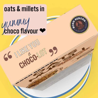 Born Reborn Chocolate Oats & Millets Muesli with Jaggery - 400 gm