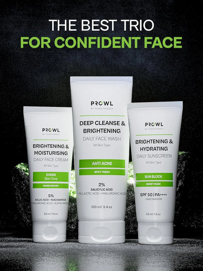 Prowl By Tiger Shroff Unique Skincare Gift Kit - combo
