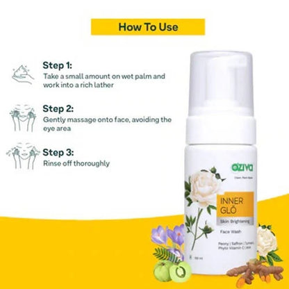 OZiva Inner Glo Skin Brightening Facewash -100 ml