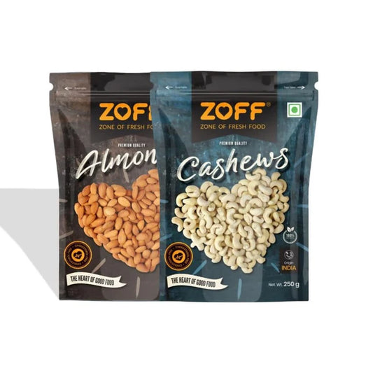 Zoff Premium Almonds & Cashews Combo - combo