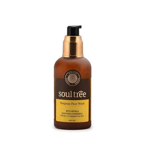 Soultree Nutgrass Face Wash & Nourishing Cream Set - Combo
