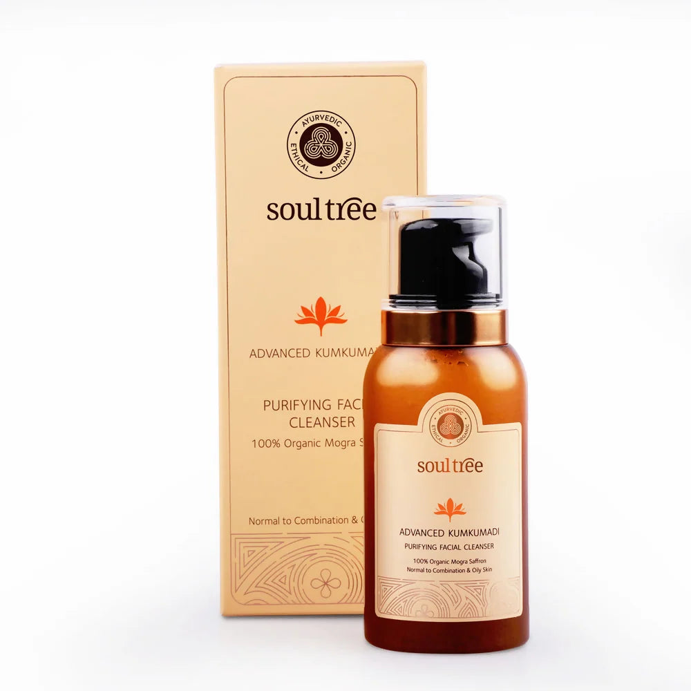 Soultree Advanced Kumkumadi Purifying Facial Cleanser - 120 ml