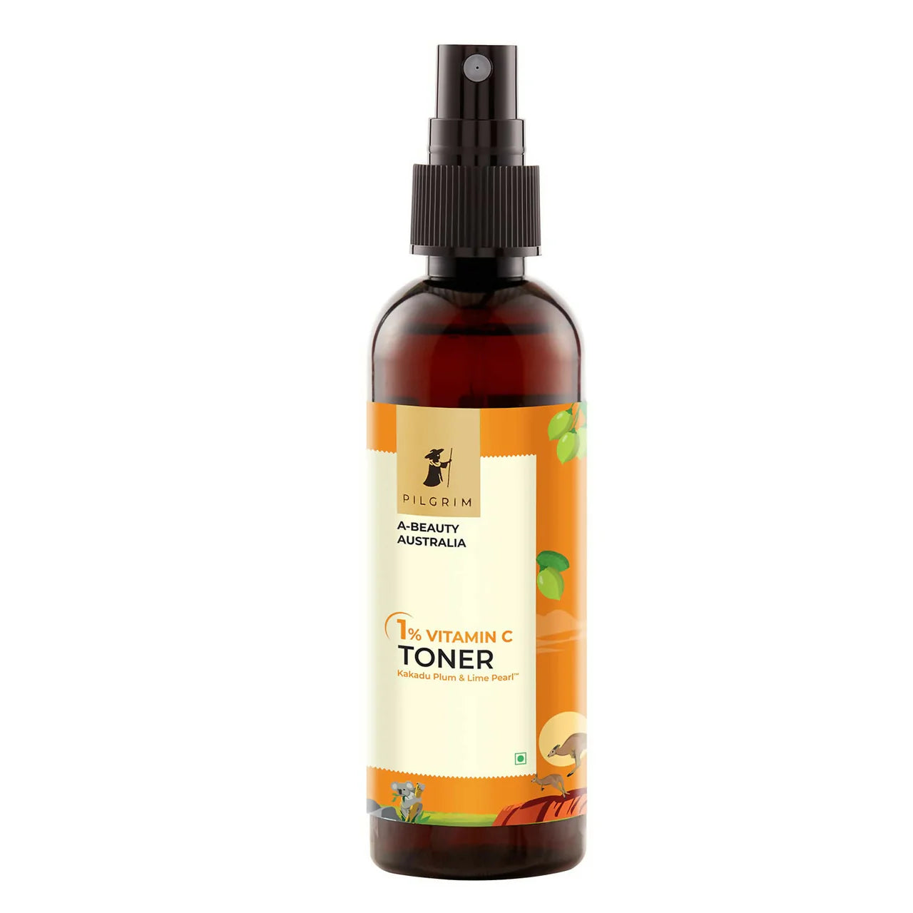 Pilgrim Australian 1% Vitamin C Toner with Kakadu Plum & Lime Pearl For Glowing Skin, Open Pores Tightening & Refining