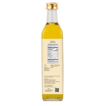 Praakritik Organic Peanut Oil - 500 ml