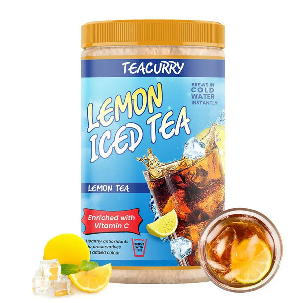 Teacurry Lemon Instant Iced Tea Mix - 160 gm