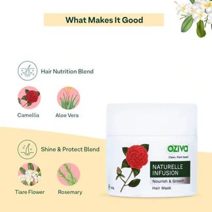 OZiva Naturelle Infusion Nourish & Growth Hair Mask -100 gm