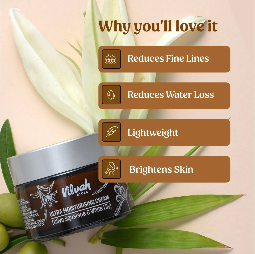 Vilvah Store Ultra Moisturising Cream (Fine lines & Wrinkles) - 50 ml