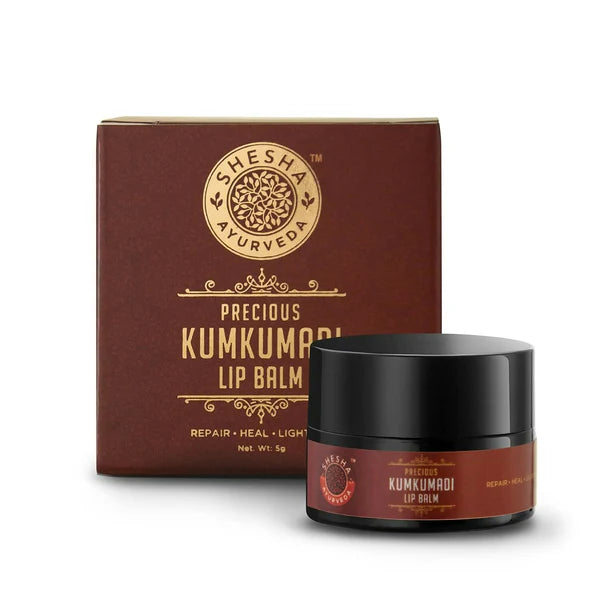 Shesha Ayurveda Kumkumadi Brightening Lip Balm - 5 gm