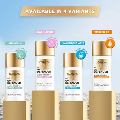 L'Oreal Paris Sunscreen, Lightweight Matte Sunscreen - 50 ml