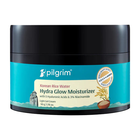 Pilgrim Korean Rice Water Hydra Glow Light Gel Moisturizer - 50 gm