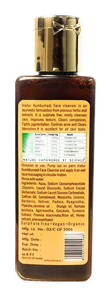 Inatur Kumkumadi Face Cleanser - 100 ml