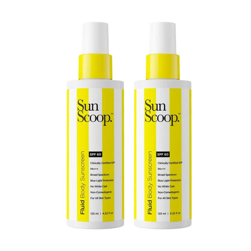 Sun Scoop Fluid Body Sunscreen SPF 60 - 125 ml - Pack of 1